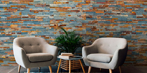 3D панели Сланец Dark Multicolor Classic 10