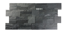 3D панели Сланец, Чёрный, Модерн 3