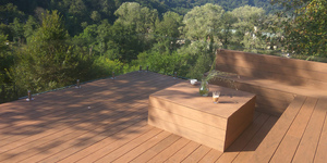 Террасная доска из ДПК Bamberg, Square, African Bubinga15