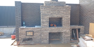 Кирпич печной Montenegro SHA 5 Black Argentum (Чёрный) 230x114x65 мм 2