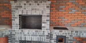 Кирпич черный печной Montenegro SHA 8 Black Argentum 250x124x65 мм 6