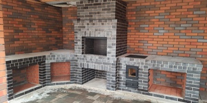 Кирпич черный печной Montenegro SHA 8 Black Argentum 250x124x65 мм 7