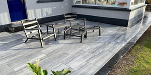 Брусчатка из известняка RKS Slate Belgian Black 200x100x40 мм 6