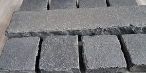 Брусчатка галтованная RKS Slate Belgian Black 100x100x30 мм 3