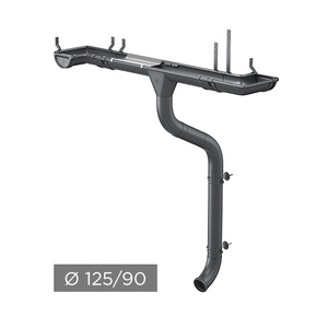 Водосточная система AQUASYSTEM PU MATT 125/90 мм RAL 7024