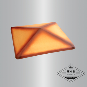 ᐉ Клинкерный оголовник на столб, Пустынная роза тон