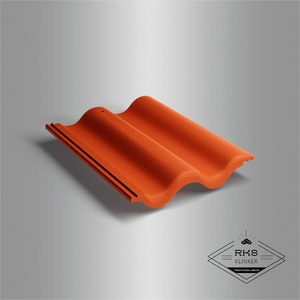 Цементно-песчаная черепица Kriastak, Classic Кирпично-красный