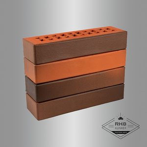 Клинкерный кирпич ЛСР, Красный флешинг, 280х85х50 мм