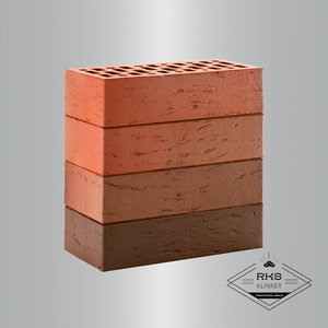 Кирпич облицовочный ЛСР, Красный Флэшинг, Рустик, 1НФ