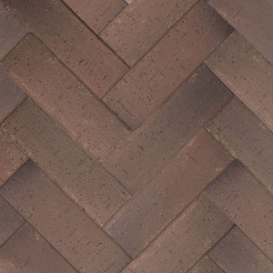 Клинкер тротуарный ЛСР "Глазго" Лонг, темно-красный флэш