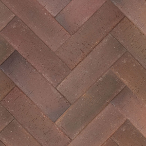 Клинкер тротуарный ЛСР "Ноттингем" Лонг, красный флэш