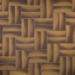 Клинкер тротуарный ЛСР коричневый "Монако" Золото Лонг