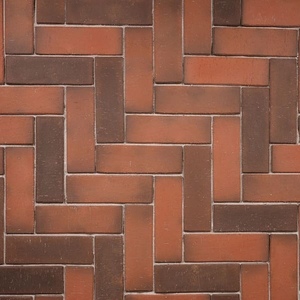 Клинкер тротуарный ЛСР "Ноттингем" Лонг, красный флэш