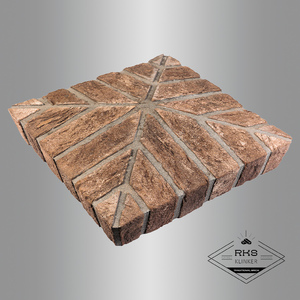 Кирпичные колпаки на столб "Тандем, Морозово", шов Серый