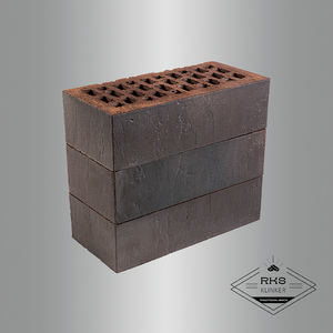 Кирпич клинкерный Roben, Faro schwarz-nuanciert geschiefert