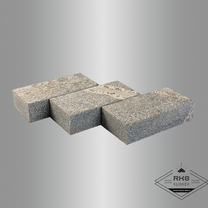 Гранитная брусчатка Исетское, Пиленая, 100х200 мм