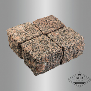 Гранитная брусчатка Ала-Носкуа, Француженка, 100x100х80 мм