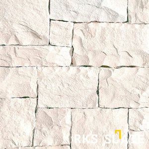 Фасадный облицовочный камень White Limestone Castle