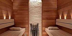 Белый камень за печь в бане купить 3D панели RKS SLATE Кварцит White Quartz Classic готовый результат на фото (1)