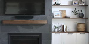 Черная плитка для облицовки камина из камня RKS SLATE Сланец Brazil Black Natural (2)
