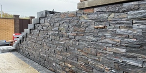 3D панели RKS SLATE Сланец Rustic Rockface (фотоотзыв, цоколь, подпорная стенка) Белгород (1)