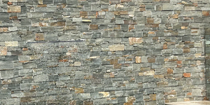 Каменный забор фото 3D панели RKS SLATE Кварцит Boston Blend Country заказать с доставкой 6