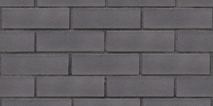 Клинкерный кирпич ЛСР Гётеборг графитовый, гладкий, 0,7 НФ на графитовом шве