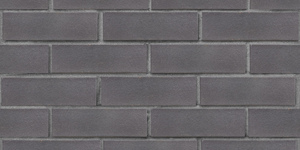 Клинкерный кирпич ЛСР Гётеборг графитовый, гладкий, 0,7 НФ на сером шве
