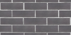 Клинкерный кирпич ЛСР Гётеборг графитовый, гладкий, 0,7 НФ на белом шве