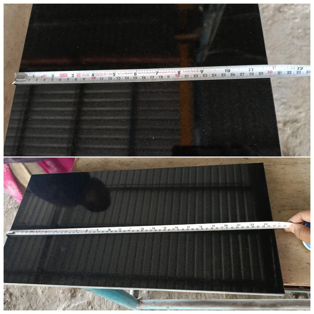 Гранитная плитка Absolute Black, Thermo/Polished 13