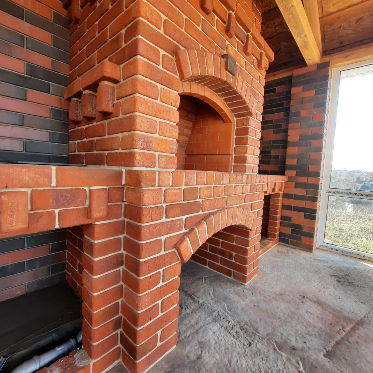 Облицовочный керамический кирпич 0,5 NF Temple Brick Маркс