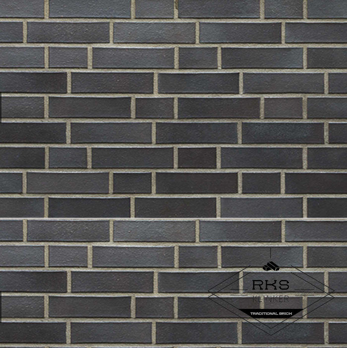 Кирпич лицевой ABC Klinkergruppe, Hamburg schwarz-blau-bunt glatt в Курске