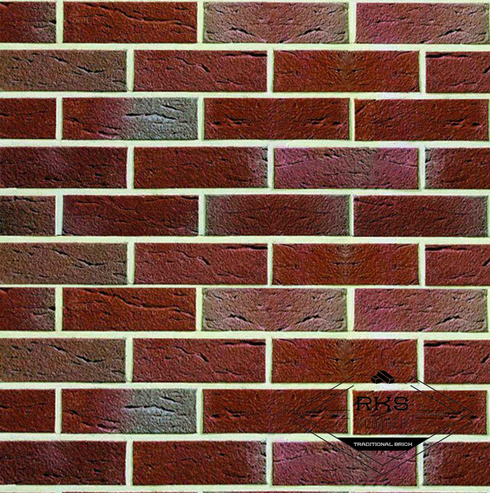 Кирпич ABC Klinkergruppe, Tecklenburg bunt-geflammt handform-besandelt в Курске