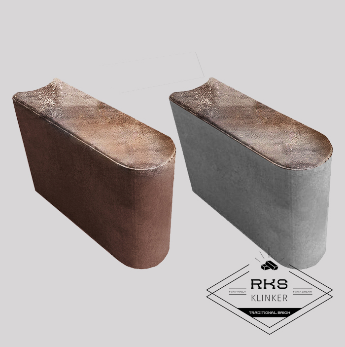 Бордюр Шарнирный SteinRus, БРШ 25.20.8R, Color Mix Берилл п/о в Курске