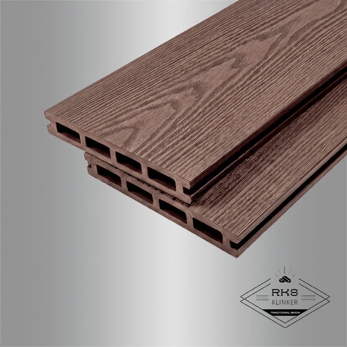 Террасная доска ДПК Бамберг пустотелая, 3D Натур, Орех (Walnut) в Курске