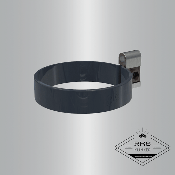 Хомут трубы GLC PVC, RAL 7024 в Курске
