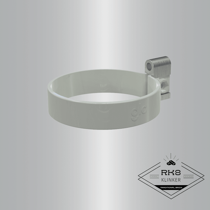Хомут трубы GLC PVC, RAL 9010 в Курске