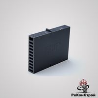 Вентиляционная коробочка BAUT тёмно-серая, 80x60x12 мм в Курске