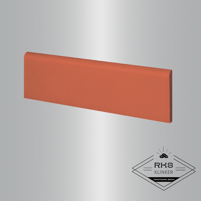 Клинкерный плинтус King Klinker, 01 Ruby red, 245х73х10 мм в Курске