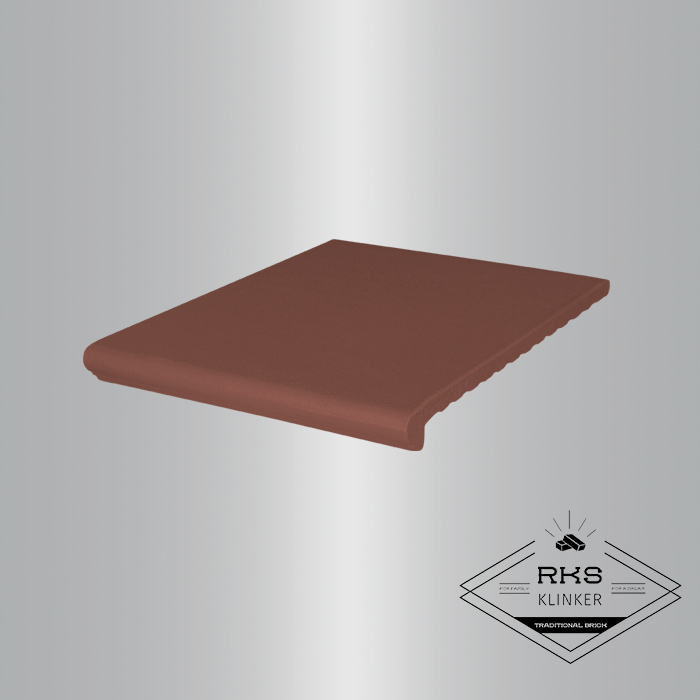 Клинкерная ступень венецианская гладкая, 03 Natural brown, 330x245x14 в Курске