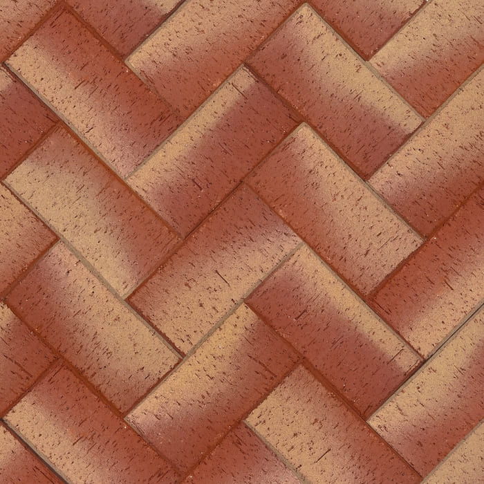 Клинкер тротуарный ЛСР красный "Канны" Золото Классик в Курске