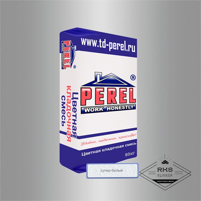 Зимняя кладочная смесь PEREL VL 01/супер-белый в Курске