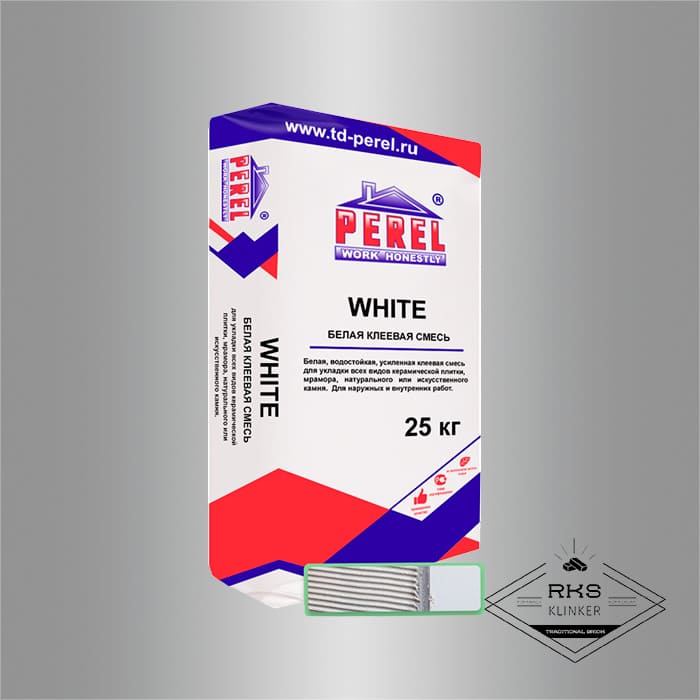 WHITE Perel клей для мрамора и камня в Курске