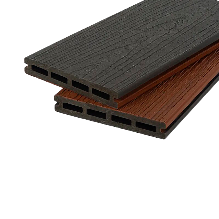 Террасная доска из ДПК Dual POLIVAN GROUP,Profi Co-Extrusion,Grey dark в Курске