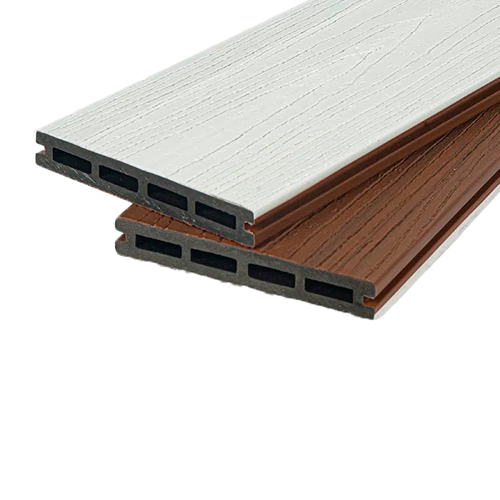 Террасная доска из ДПК Dual POLIVAN GROUP, Profi Co-Extrusion,White в Курске