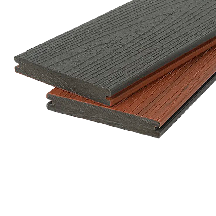 Террасная доска из ДПК Dual POLIVAN GROUP,Solid Co-Extrusion,Grey dark в Курске