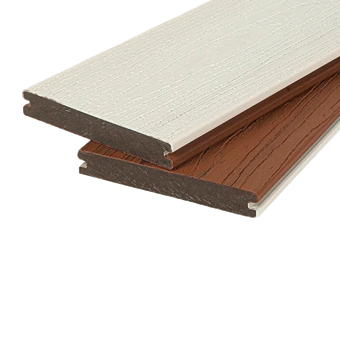 Террасная доска из ДПК Dual POLIVAN GROUP,Solid Co-Extrusion,White в Курске