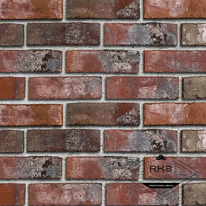 Кирпич ручной формовки Roben, WIESMOOR rotblau-bunt, 240х54х71 мм в Курске