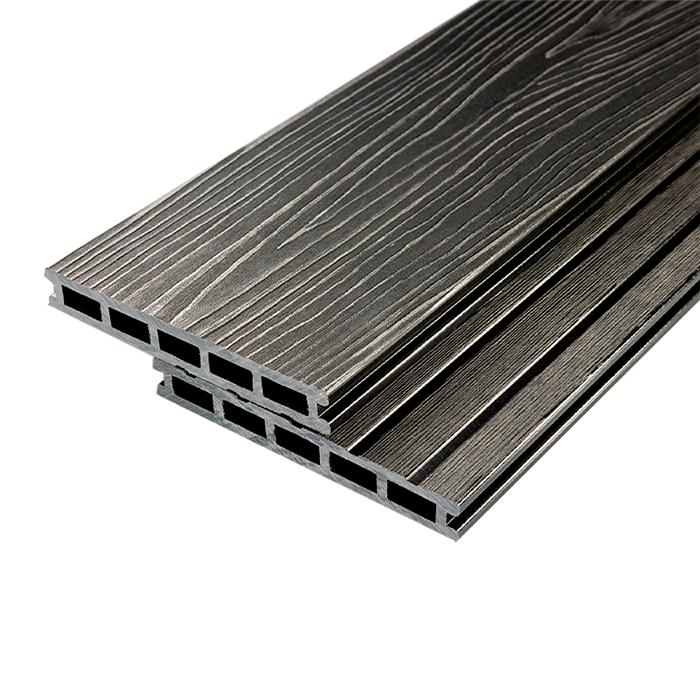 Террасная доска из ДПК RusDecking, UnoDeck Mogano, Графит в Курске