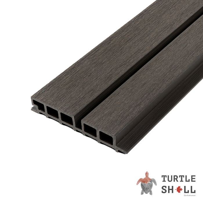Реечная панель Double Lines, Faroese Smokewood, Co-Extrusion в Курске